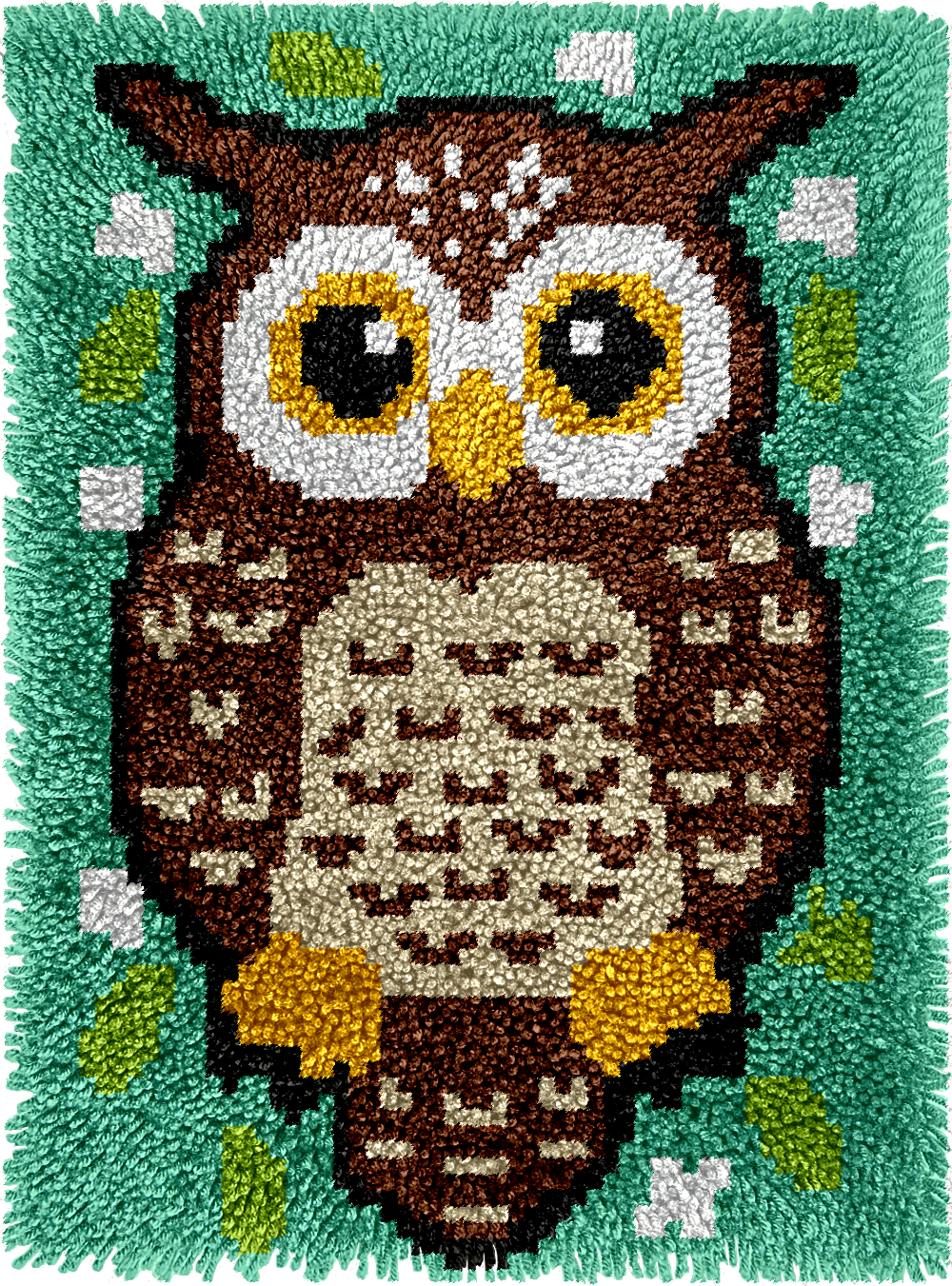 Owl - Rug Latch Hook Kits for Beginners