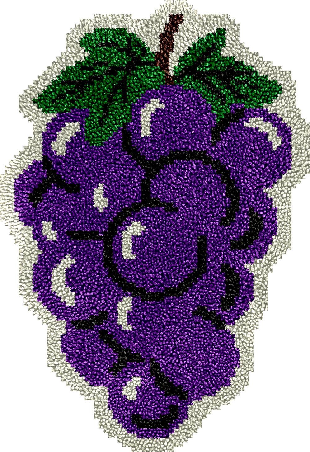 Grapes - Rug Latch Hook Kits for Beginners