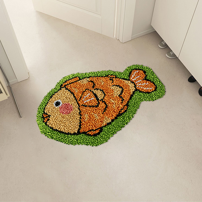 Lively Fishes - Rug Latch Hook Kits for Beginners