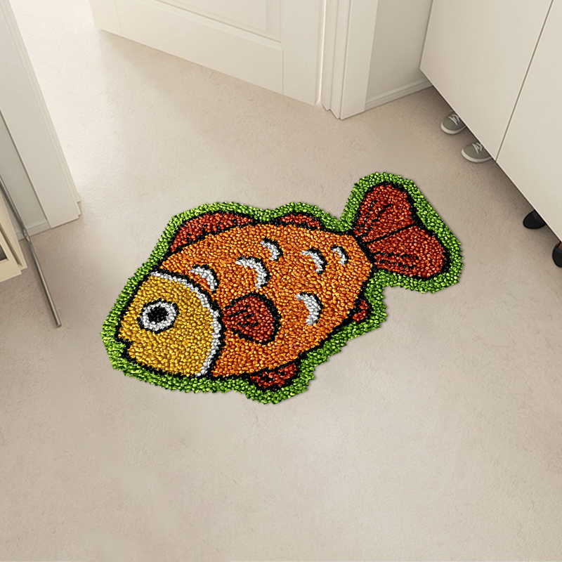 Lively Fishes - Rug Latch Hook Kits for Beginners