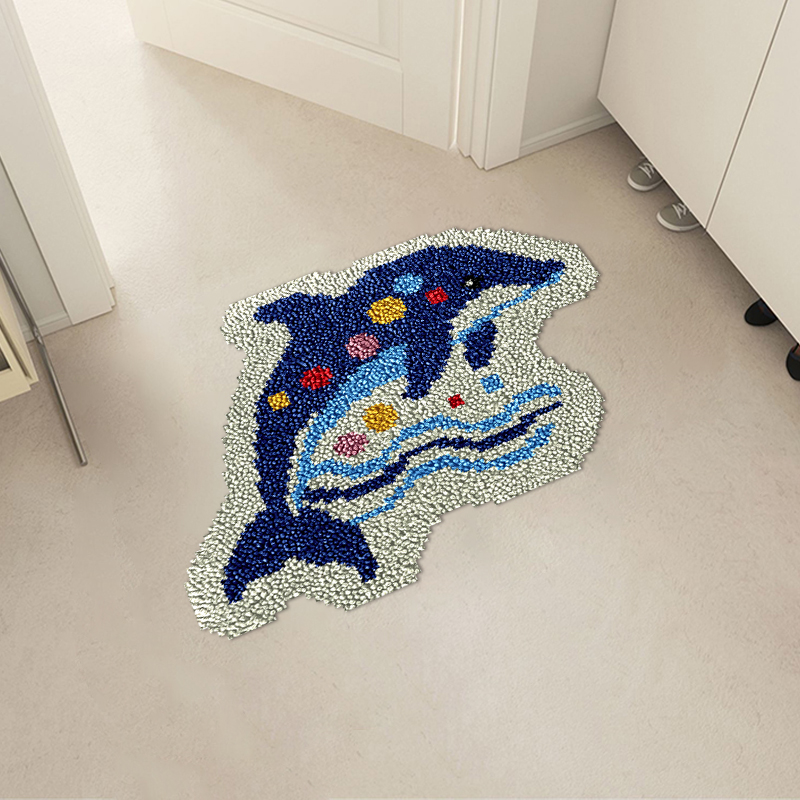 Dolphin - Rug Latch Hook Kits for Beginners