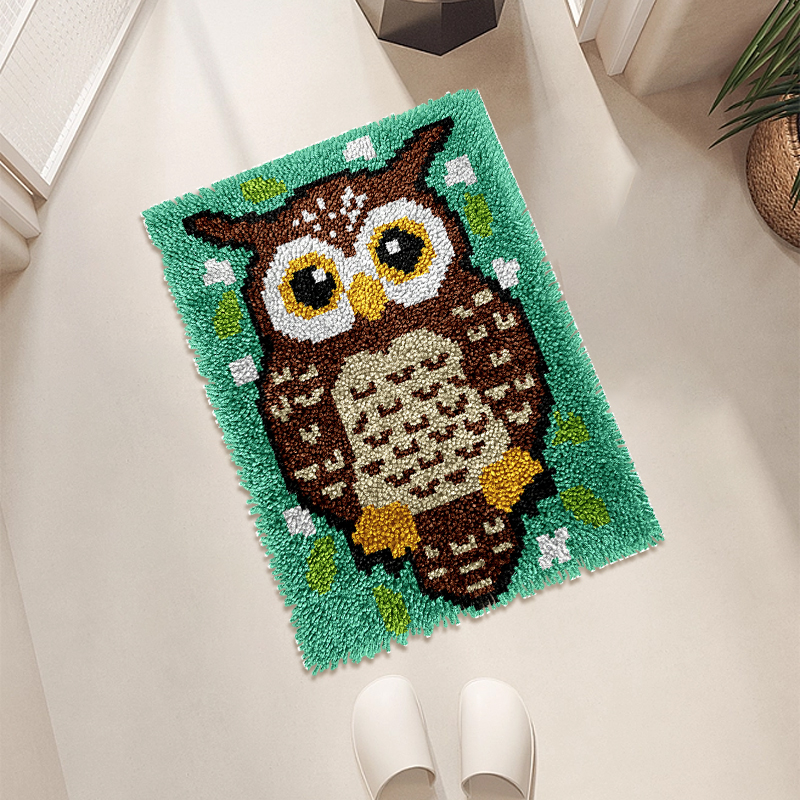 Owl - Rug Latch Hook Kits for Beginners