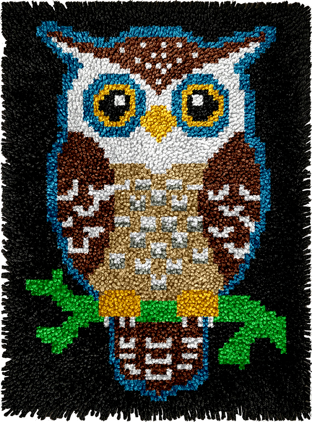 Owl - Rug Latch Hook Kits for Beginners