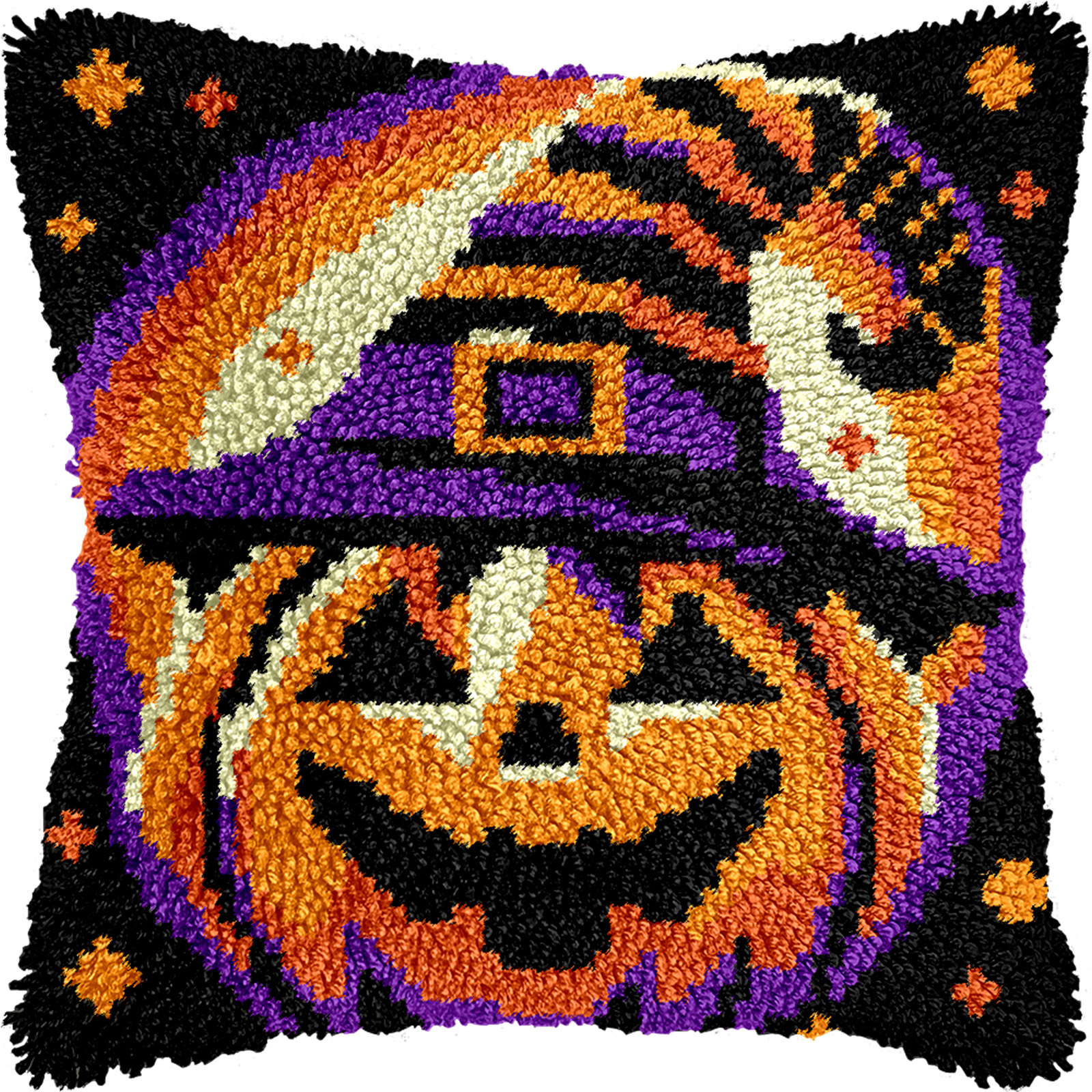 Halloween Latch Hook Pillow Kit
