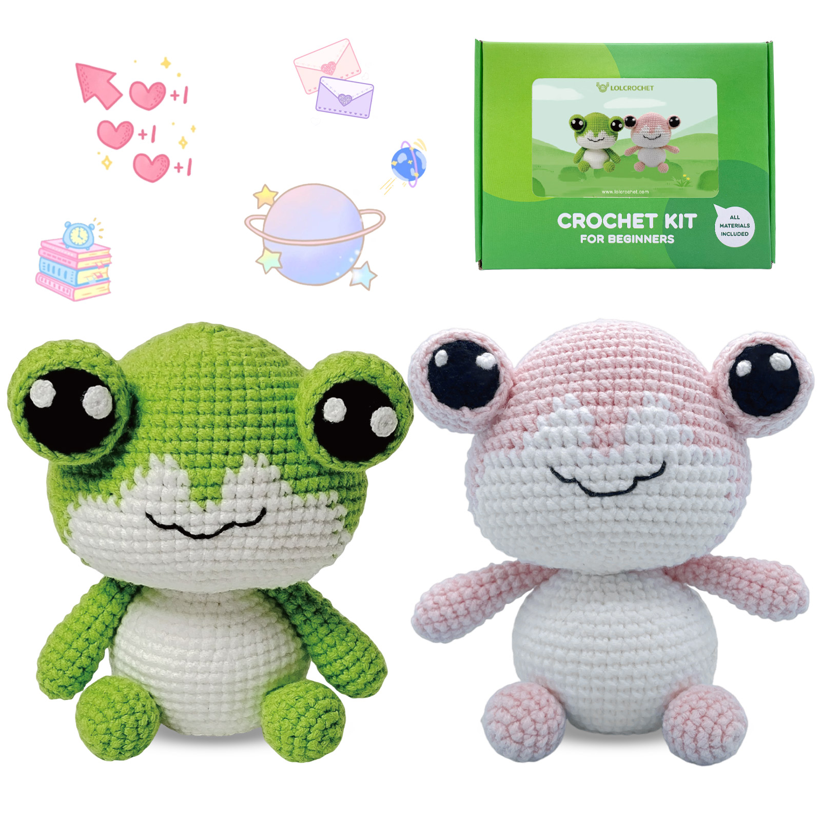 Big Eye Frog - Crochet Kit - LOLCrochet