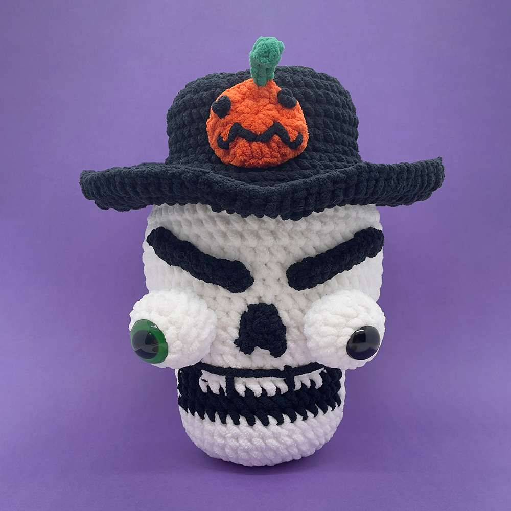 Halloween Skull - Crochet Kit - LOLCrochet