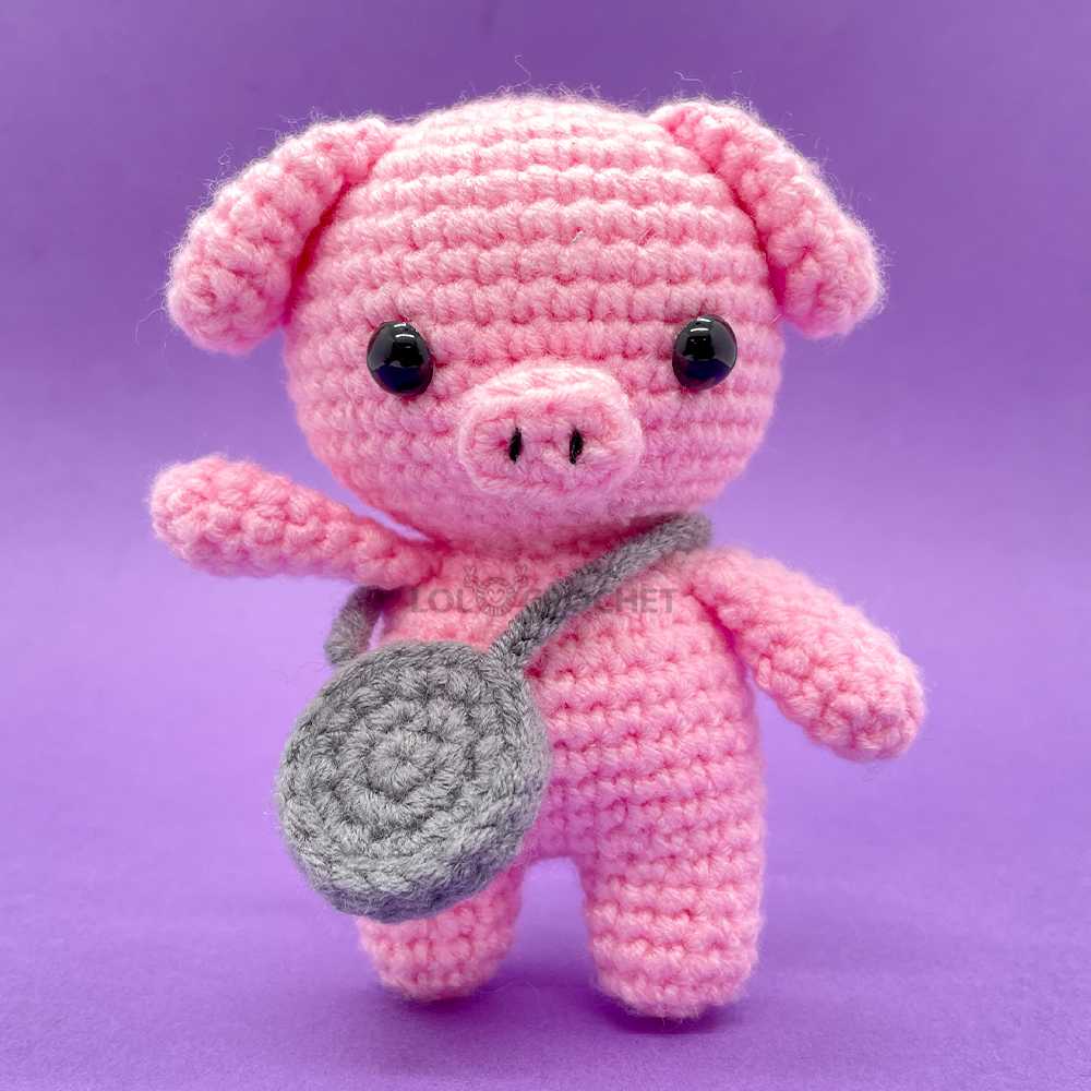 Pink Pig - Crochet Kit - LOLCrochet