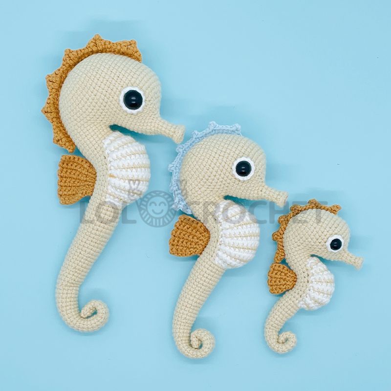 Seahorse Family - Crochet Kit - LOLCrochet