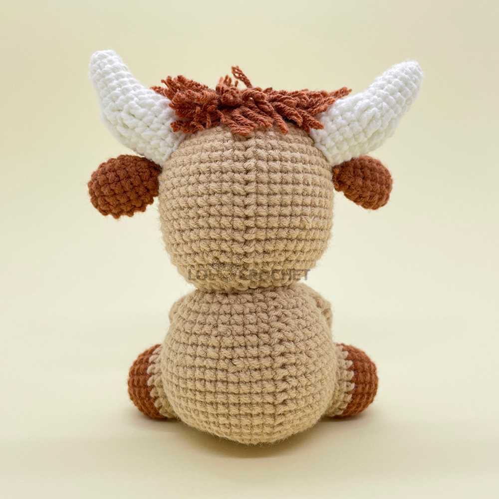 Cute Highland Cow - Crochet Kit - LOLCrochet