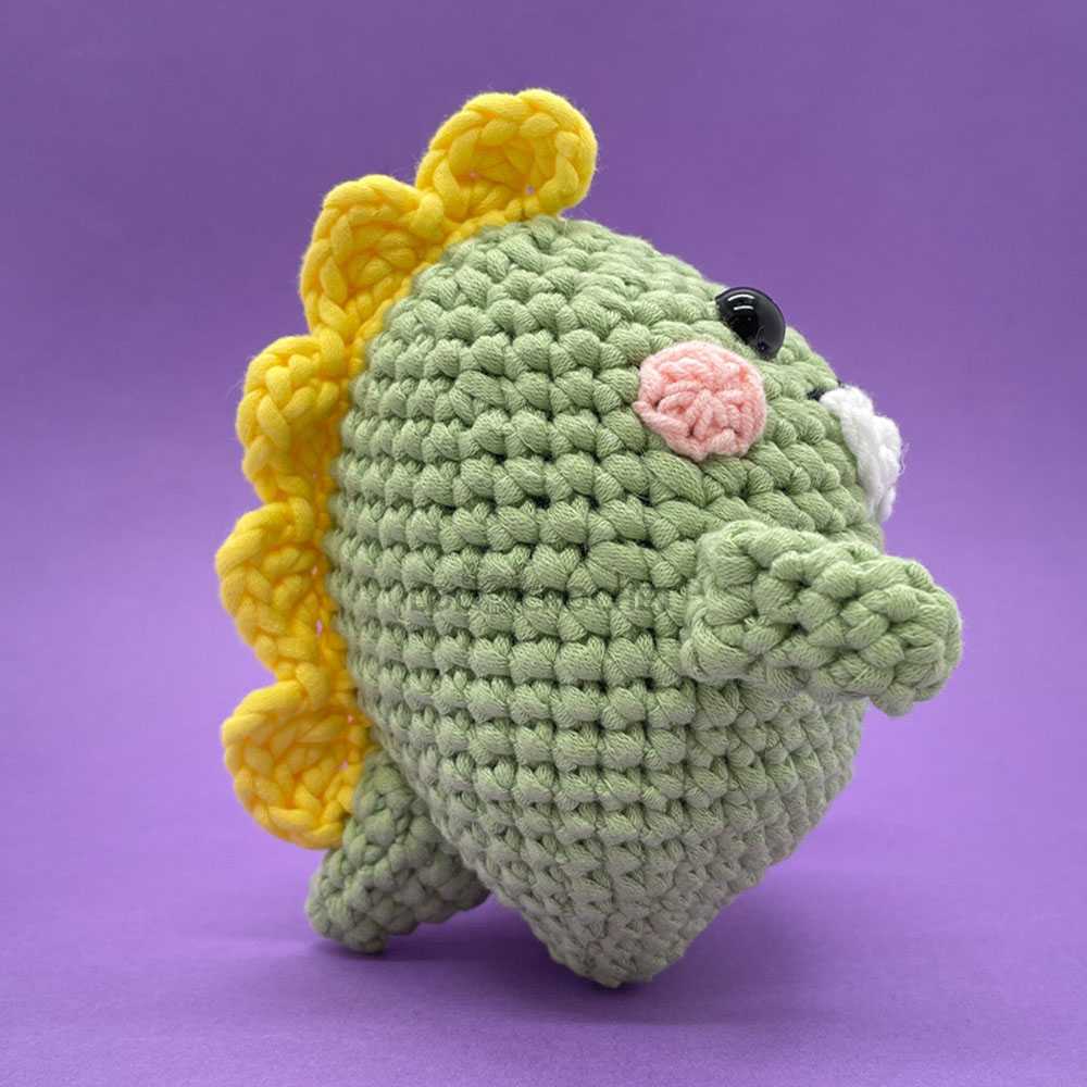 Gluttonous Dino - Crochet Kit - LOLCrochet
