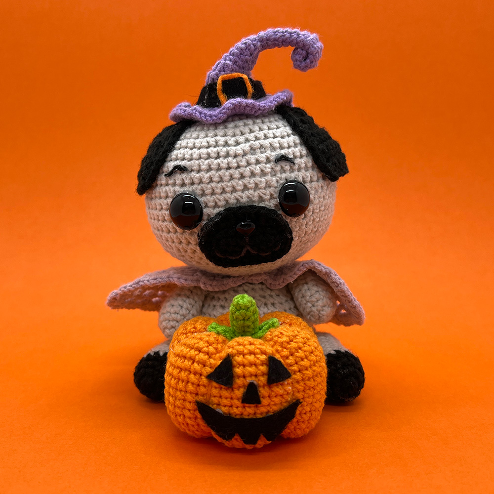 Halloween Pug - Crochet Kit - LOLCrochet