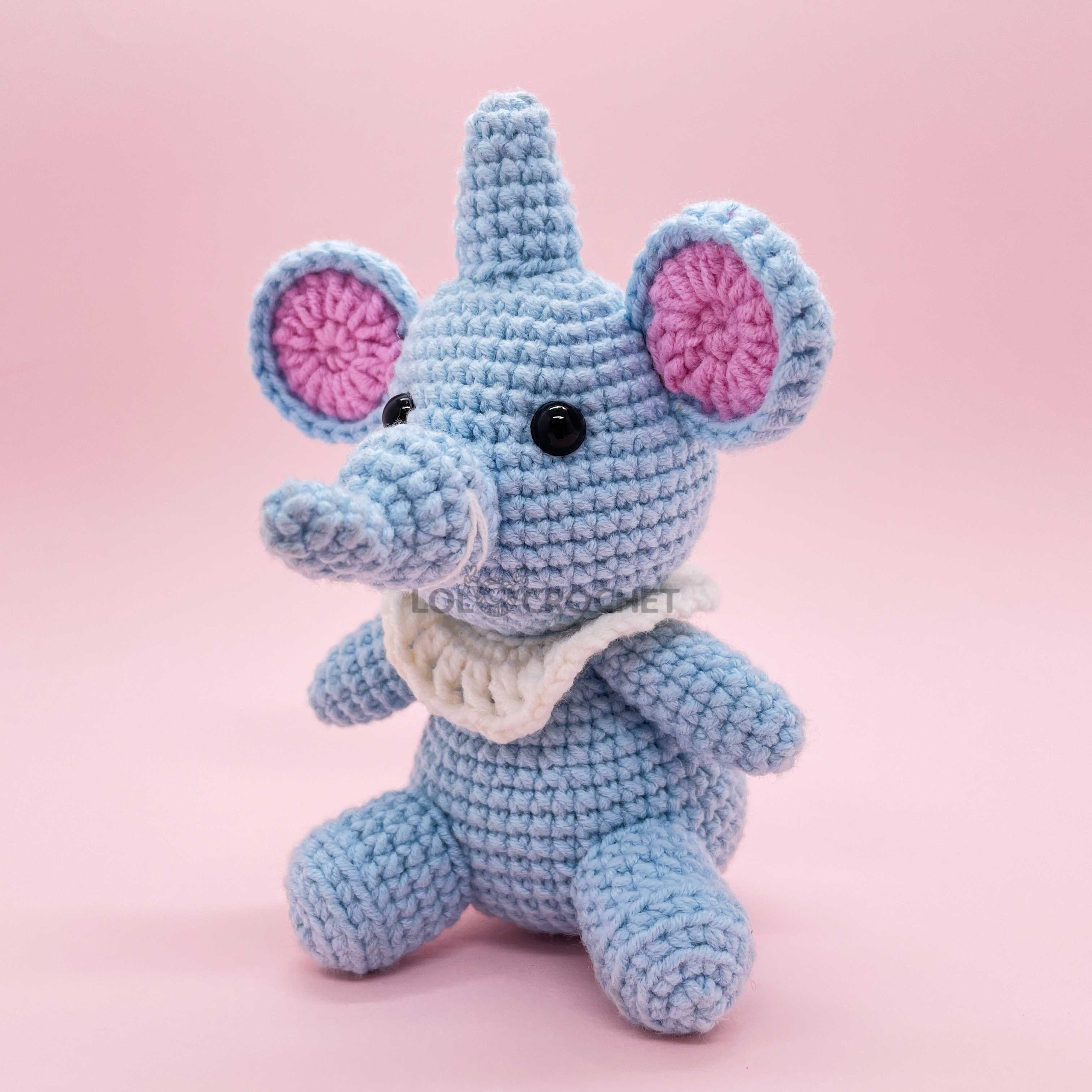 Blue Elephant - Crochet Kit - LOLCrochet