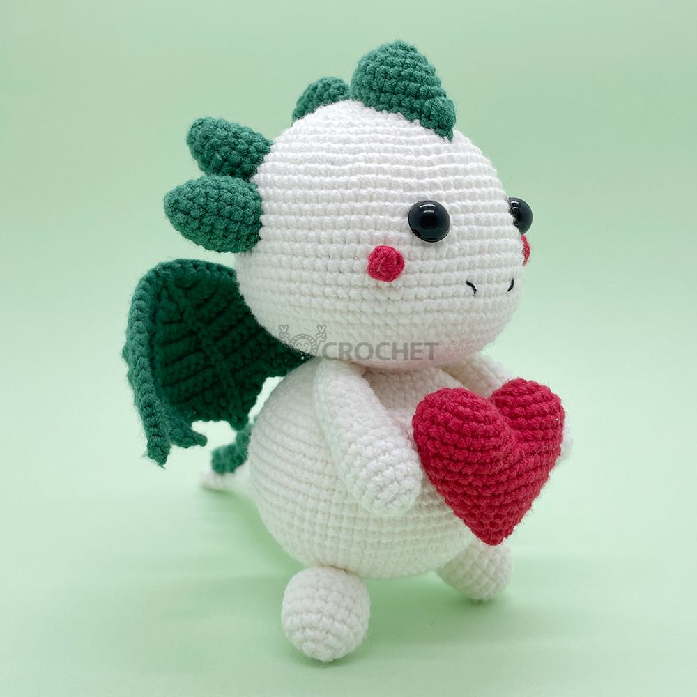 Red Love Dragon - Crochet Kit - LOLCrochet