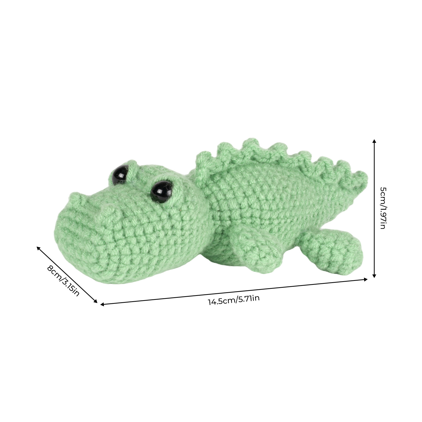 Baby Crocodile - Crochet Kit - LOLCrochet