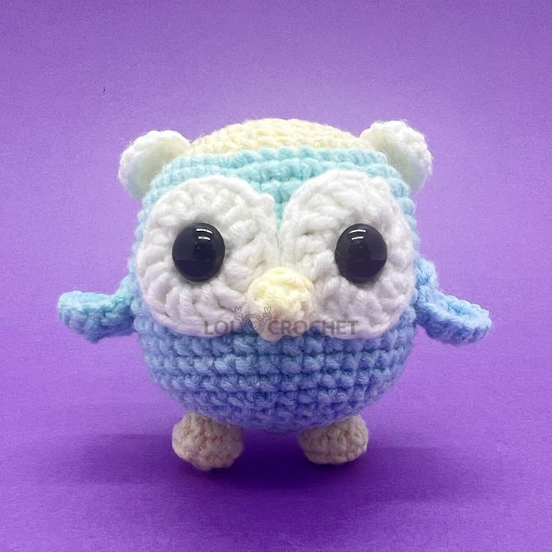 Colorful Owl - Crochet Kit - LOLCrochet