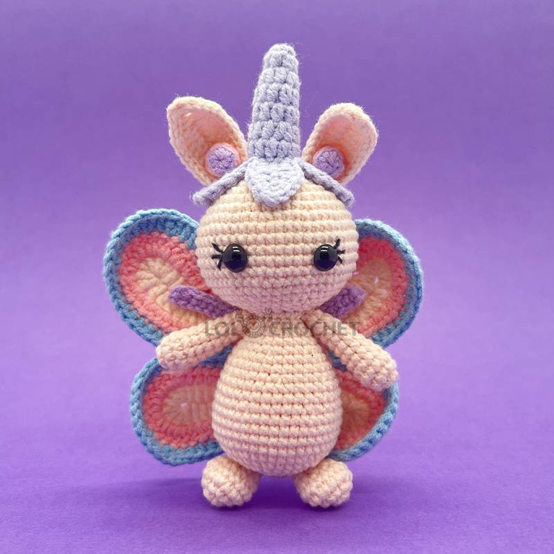 Unicorn Butterfly - Crochet Kit - LOLCrochet