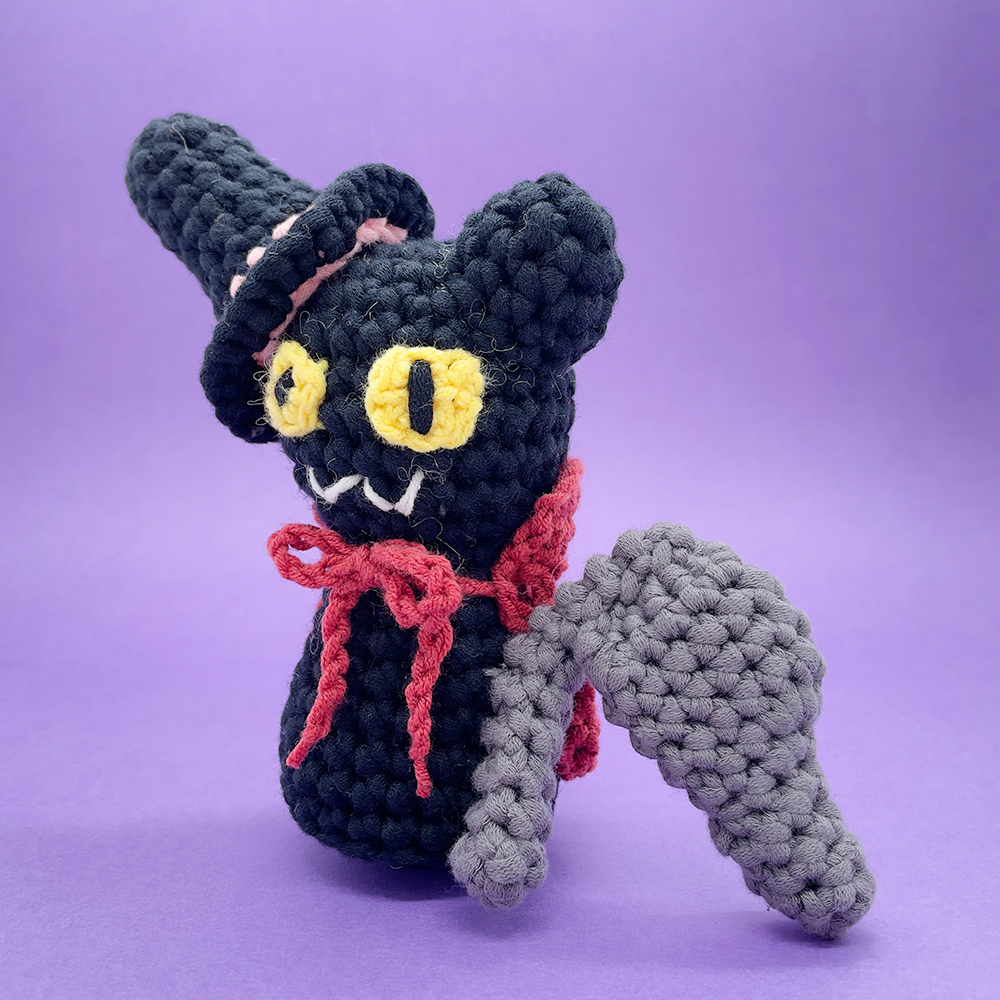 Halloween Black Cat - Crochet Kit - LOLCrochet