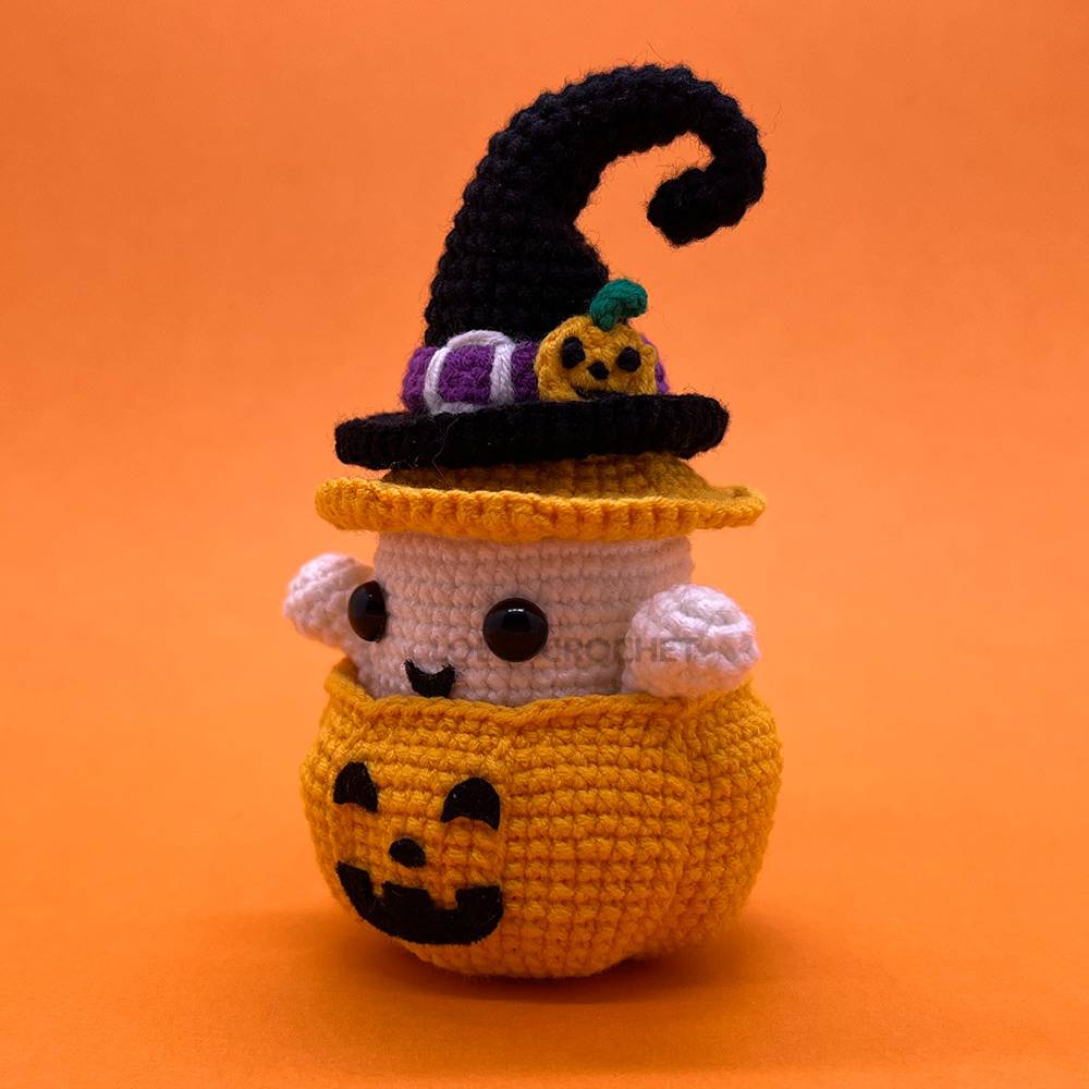 Pumpkin Ghost - Crochet Kit - LOLCrochet