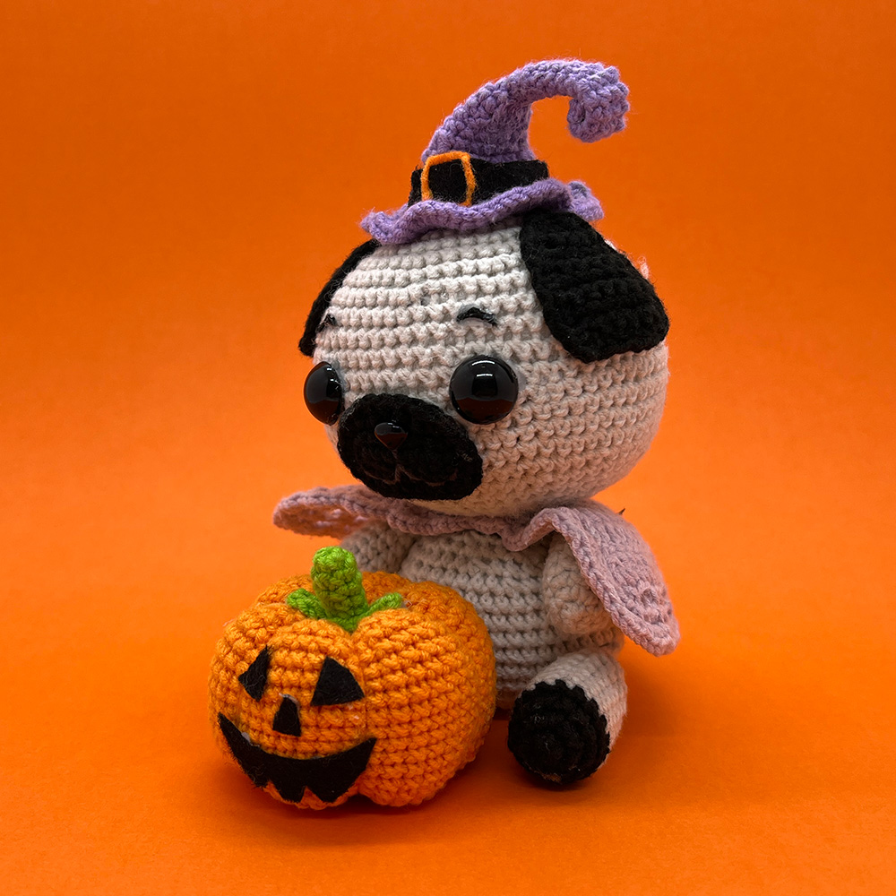 Halloween Pug - Crochet Kit - LOLCrochet