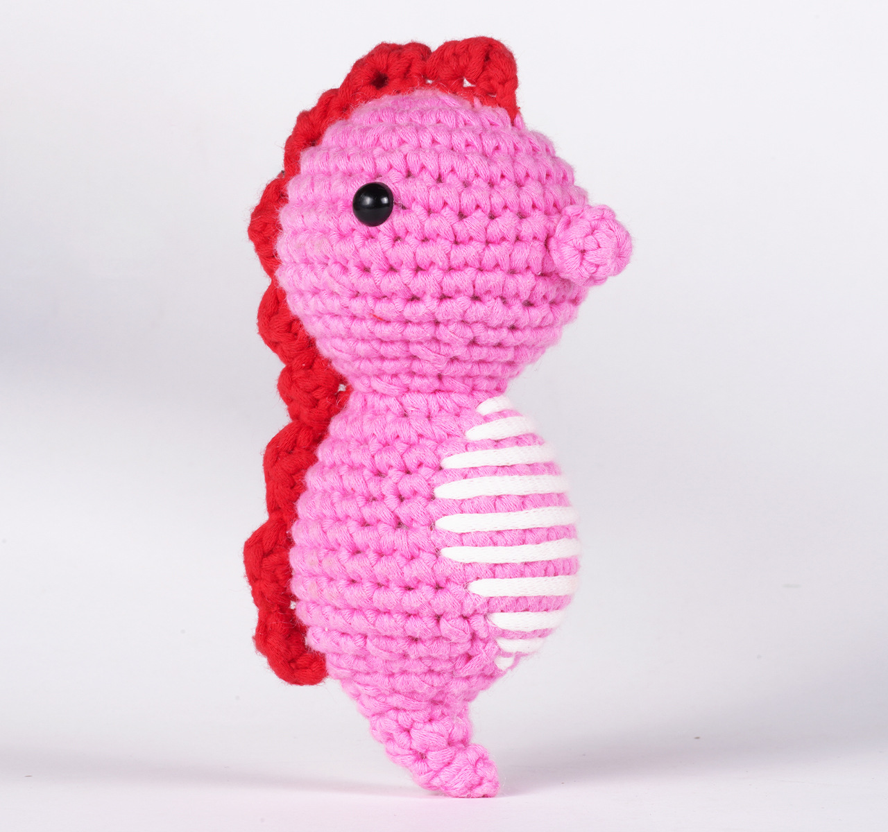 Pink Seahorse - Crochet Kit - LOLCrochet