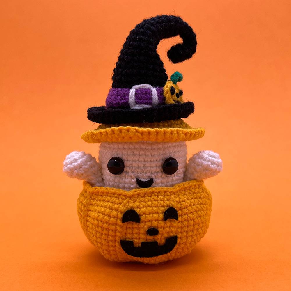 Pumpkin Ghost - Crochet Kit - LOLCrochet