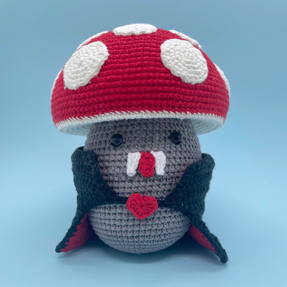 Large Vampire Mushroom - Crochet Kit - LOLCrochet