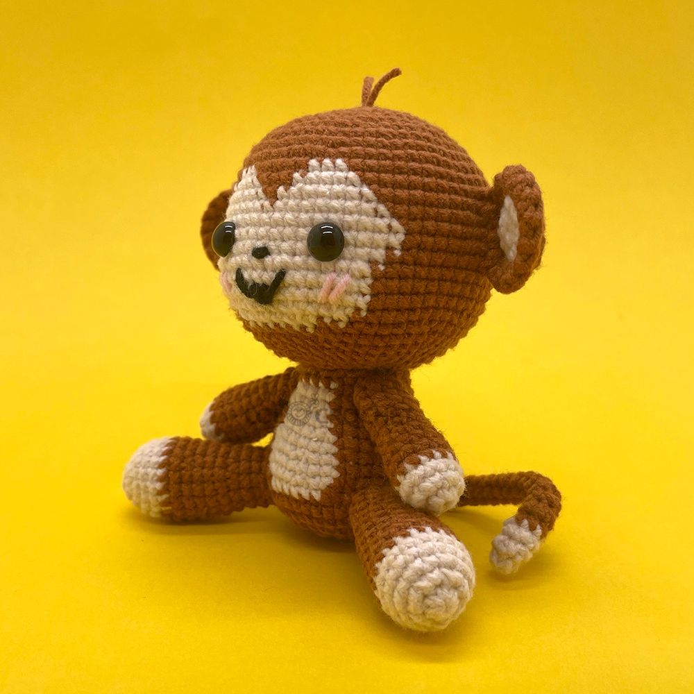 Cute Monkey - Crochet Kit - LOLCrochet