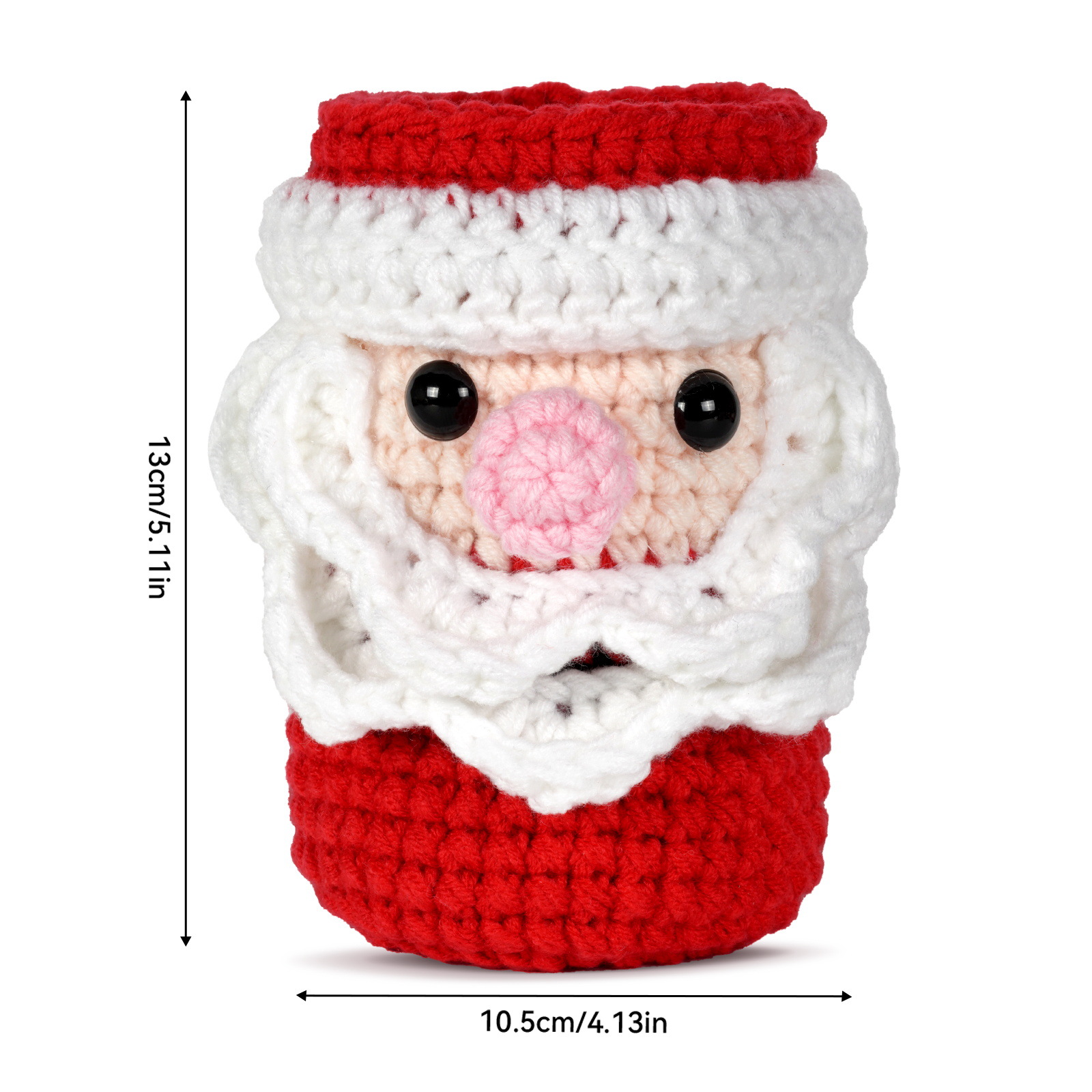 Santa Claus Pen Holder - Crochet Kit - LOLCrochet