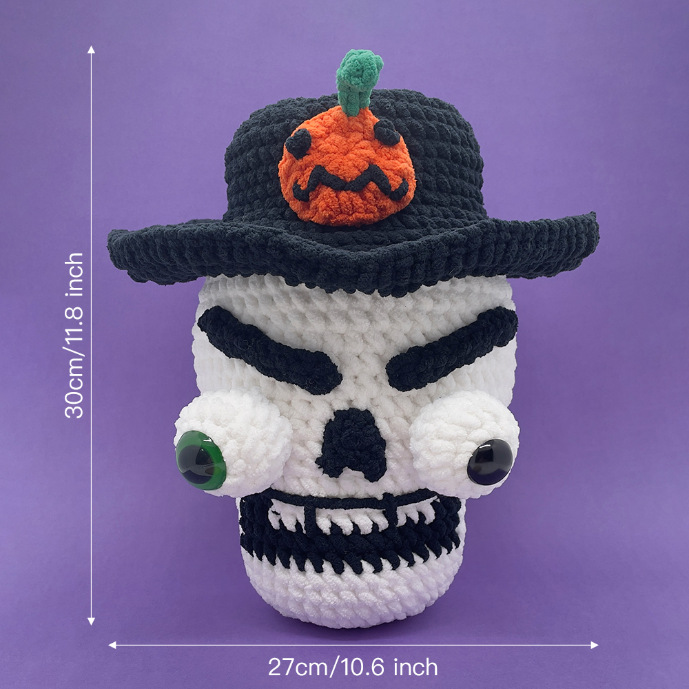 Halloween Skull - Crochet Kit - LOLCrochet