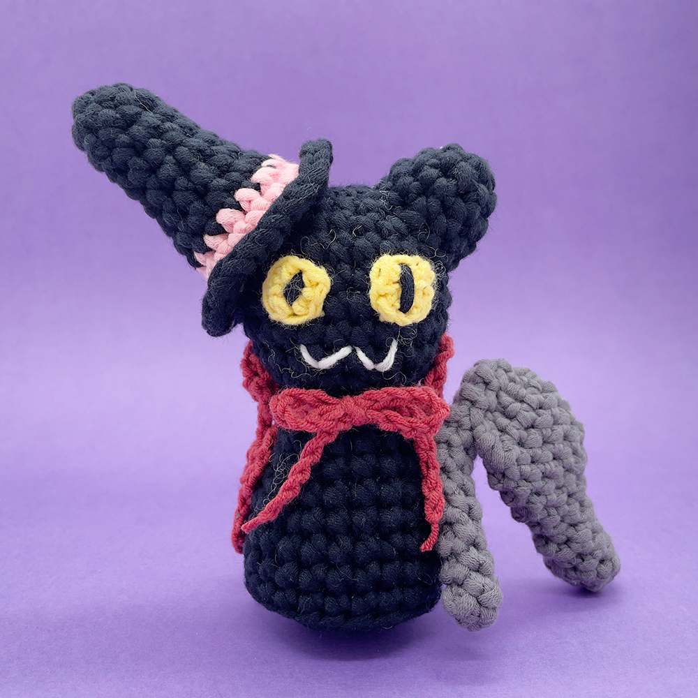 Halloween Black Cat - Crochet Kit - LOLCrochet