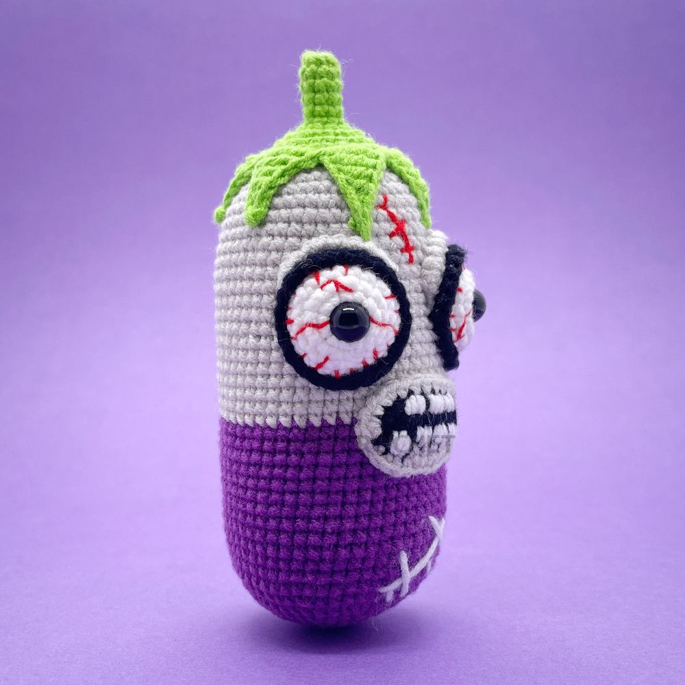Zombie Vegetables 3-Piece Set - Crochet Kit - LOLCrochet