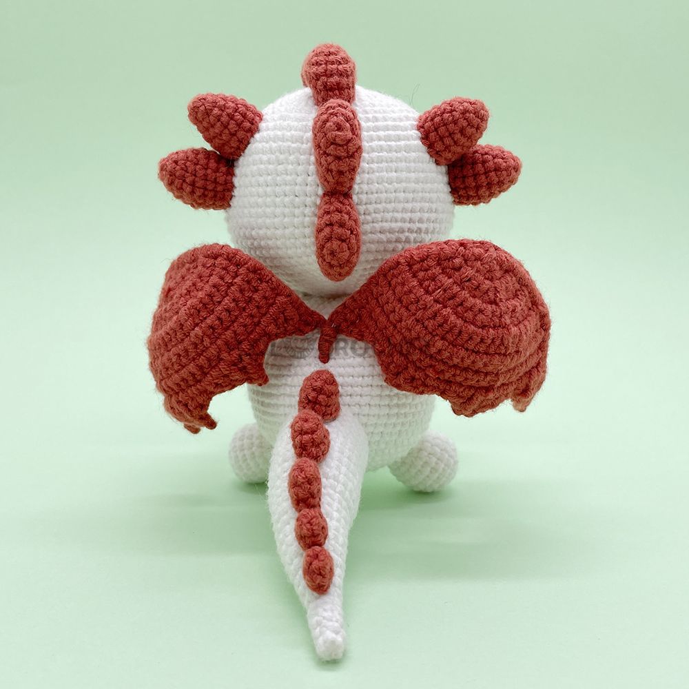 Red Love Dragon - Crochet Kit - LOLCrochet