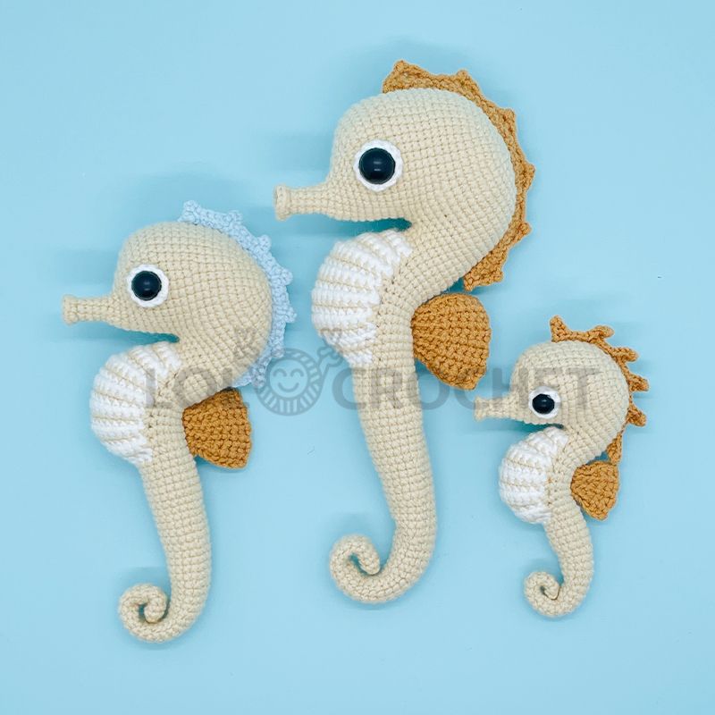 Seahorse Family - Crochet Kit - LOLCrochet