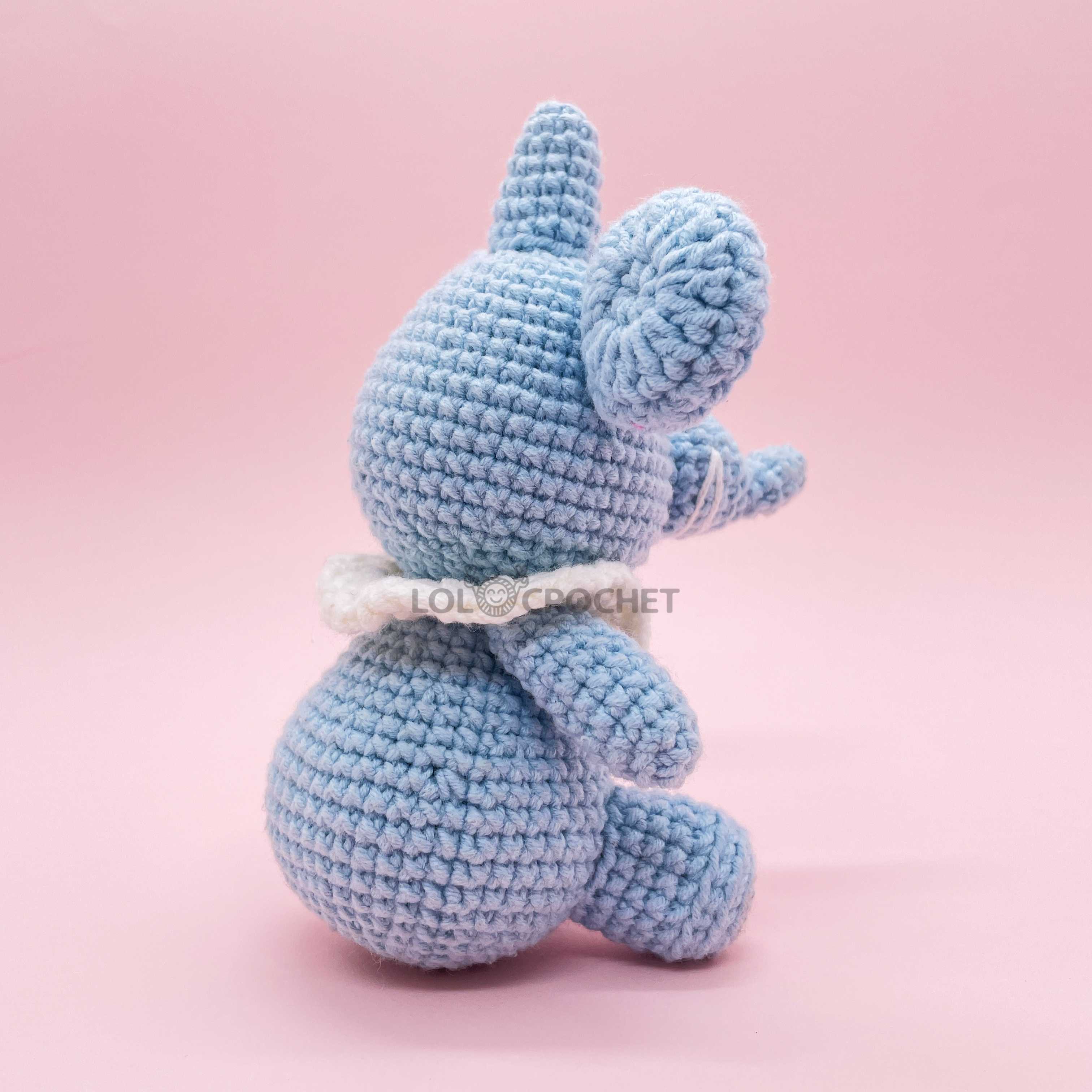 Blue Elephant - Crochet Kit - LOLCrochet