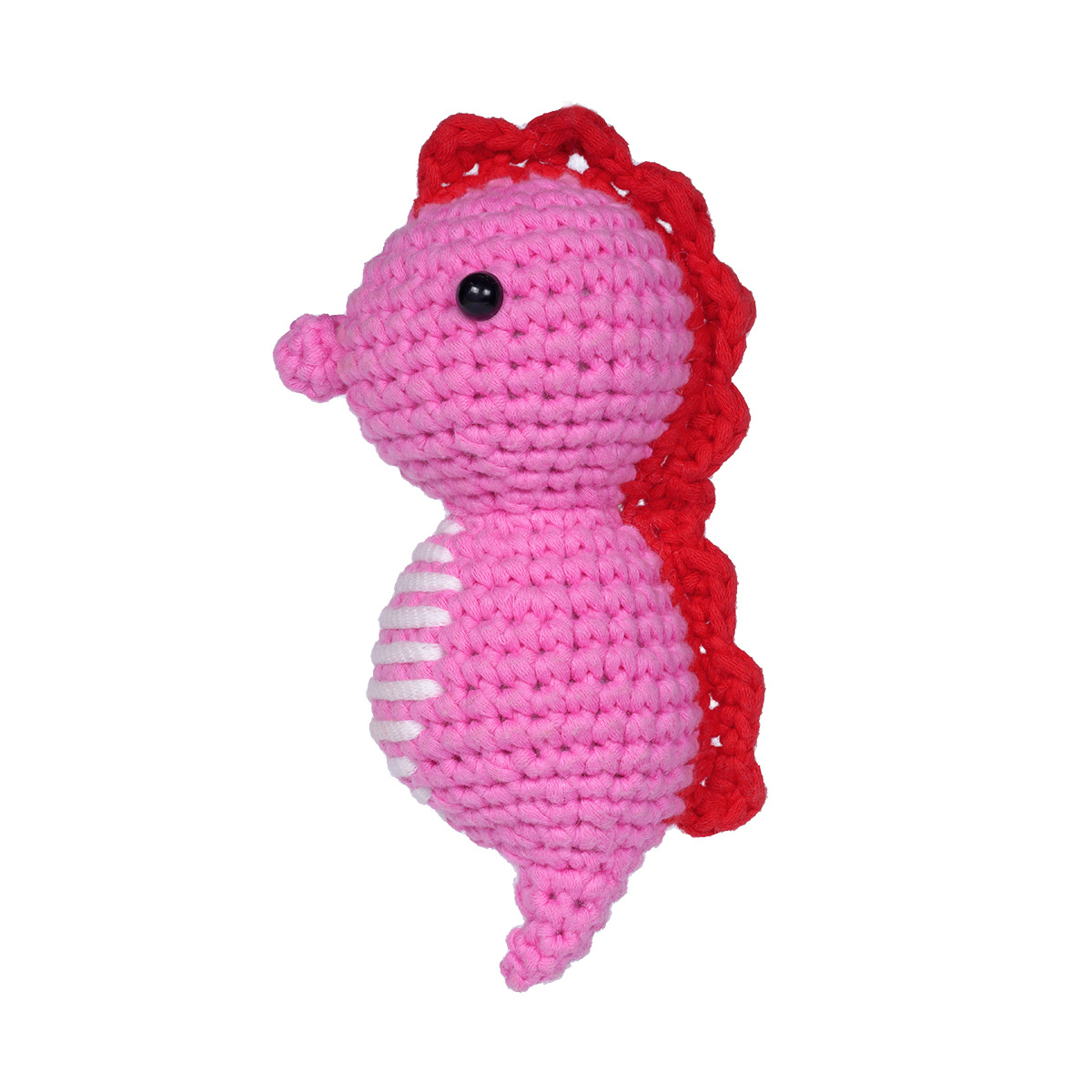 Pink Seahorse - Crochet Kit - LOLCrochet
