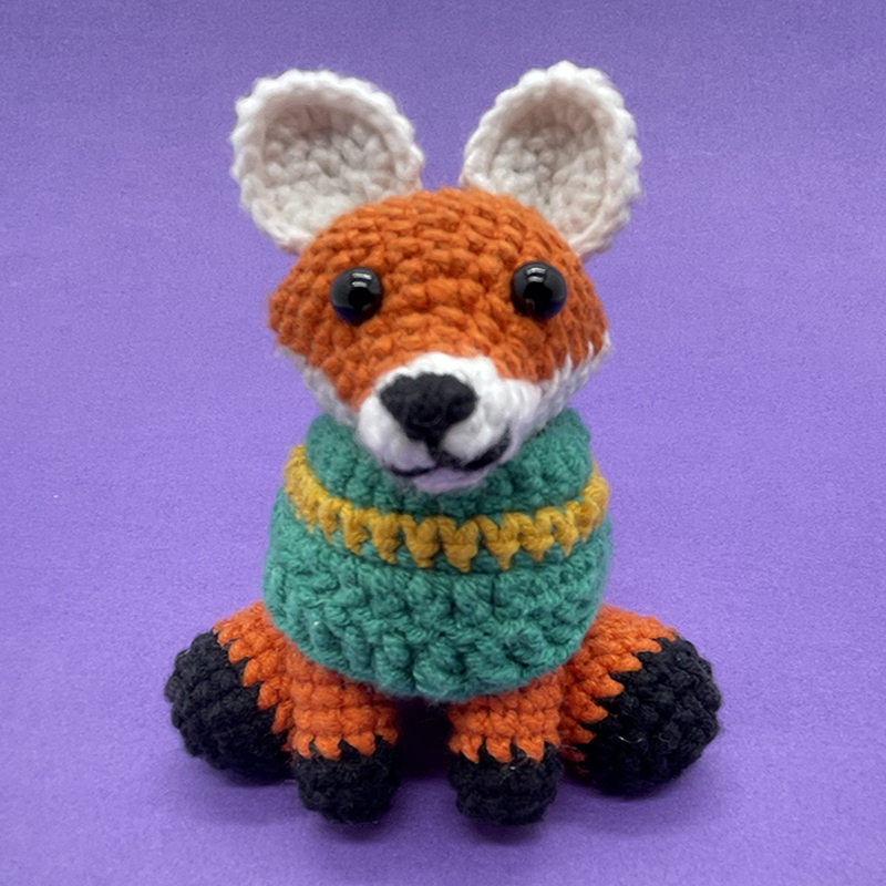 Gentleman Fox - Crochet Kit - LOLCrochet