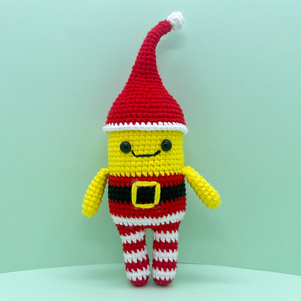 Striped Christmas Dolls - Crochet Kit - LOLCrochet