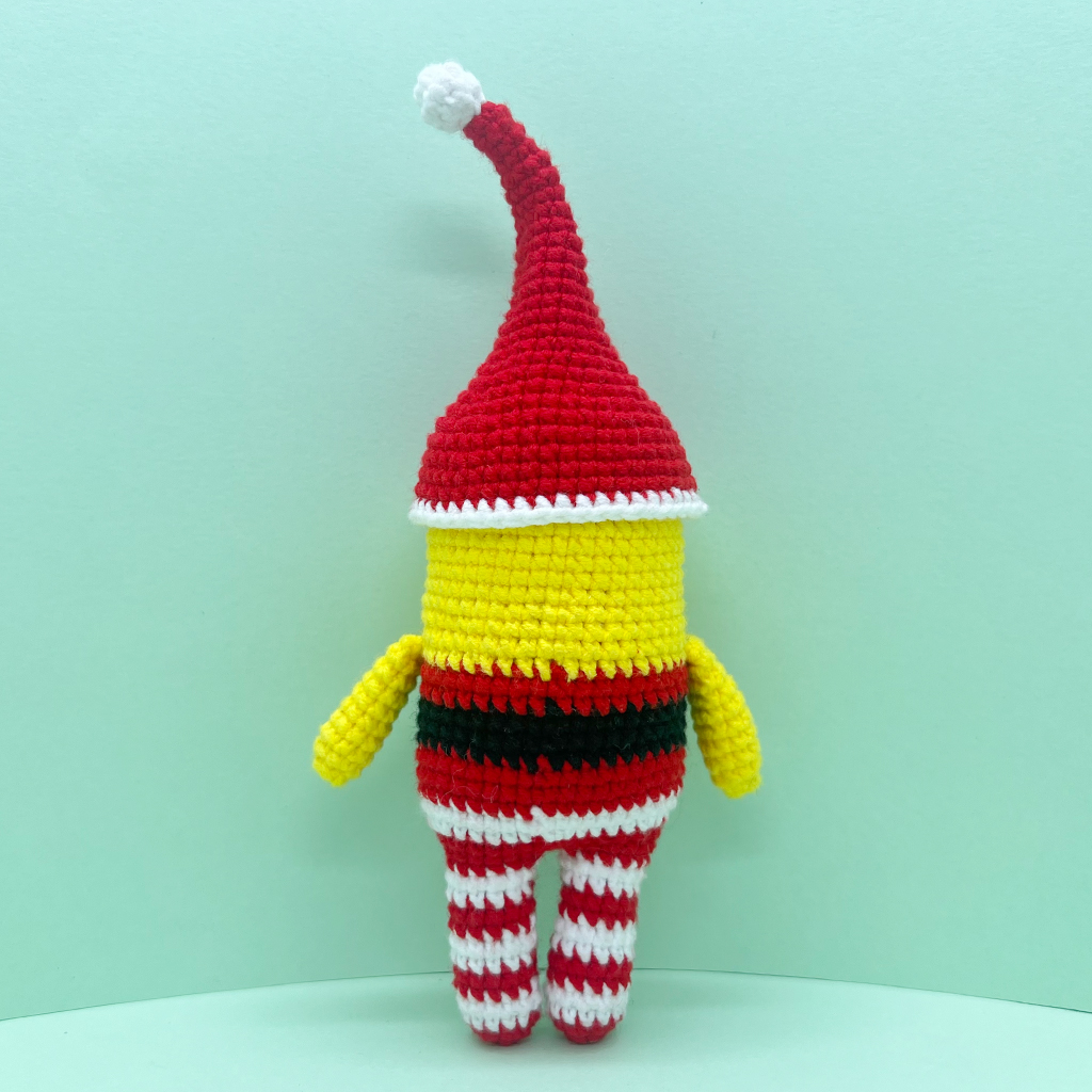 Striped Christmas Dolls - Crochet Kit - LOLCrochet
