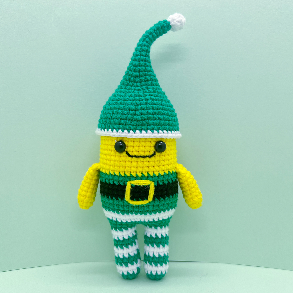 Striped Christmas Dolls - Crochet Kit - LOLCrochet