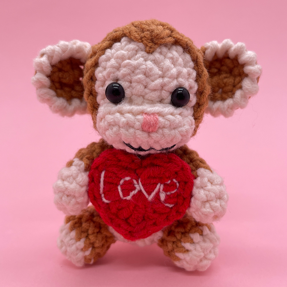 LOVE Monkey - Crochet Kit - LOLCrochet