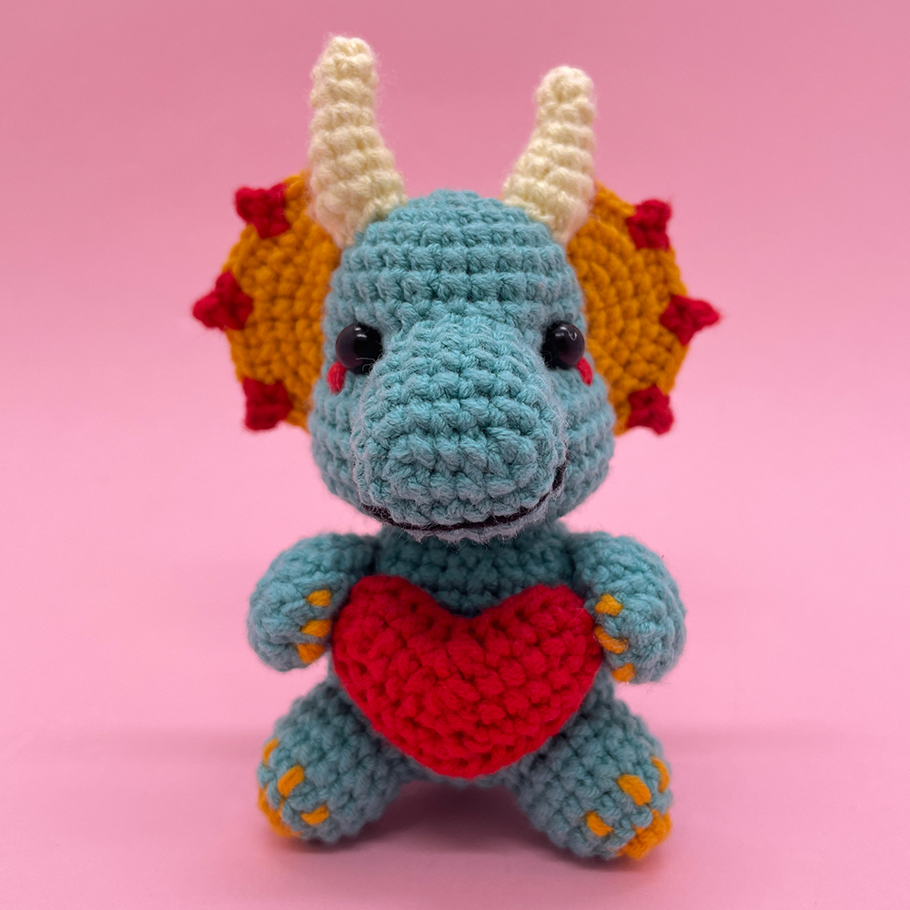 Love Triceratops - Crochet Kit - LOLCrochet