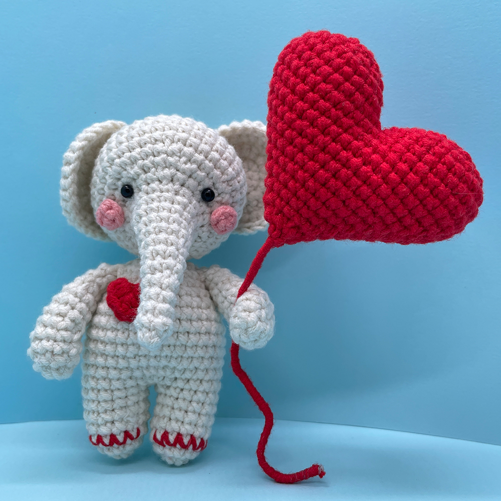 Love Elephant - Crochet Kit - LOLCrochet