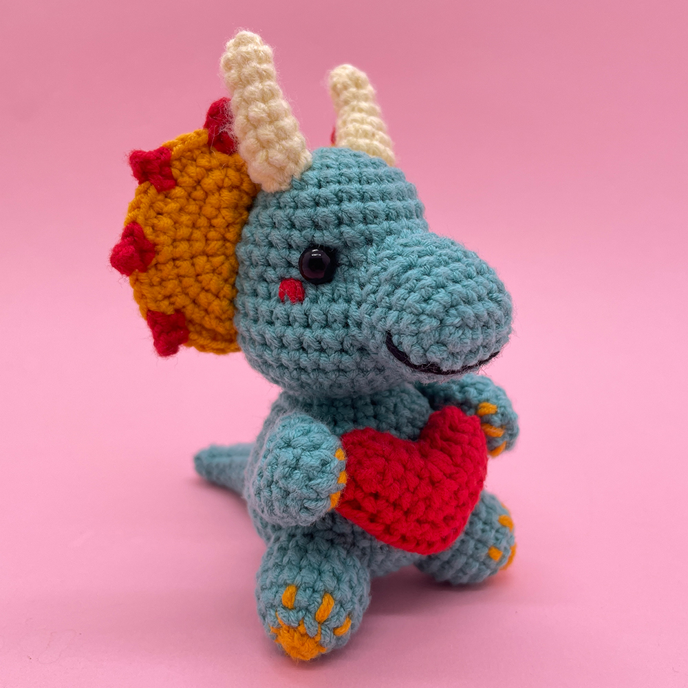 Love Triceratops - Crochet Kit - LOLCrochet
