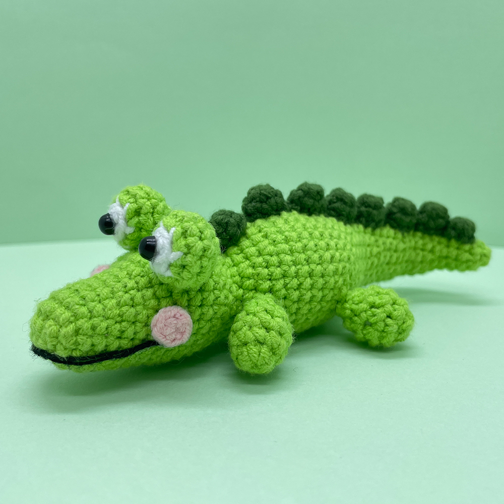 Little Green Crocodile - Crochet Kit - LOLCrochet