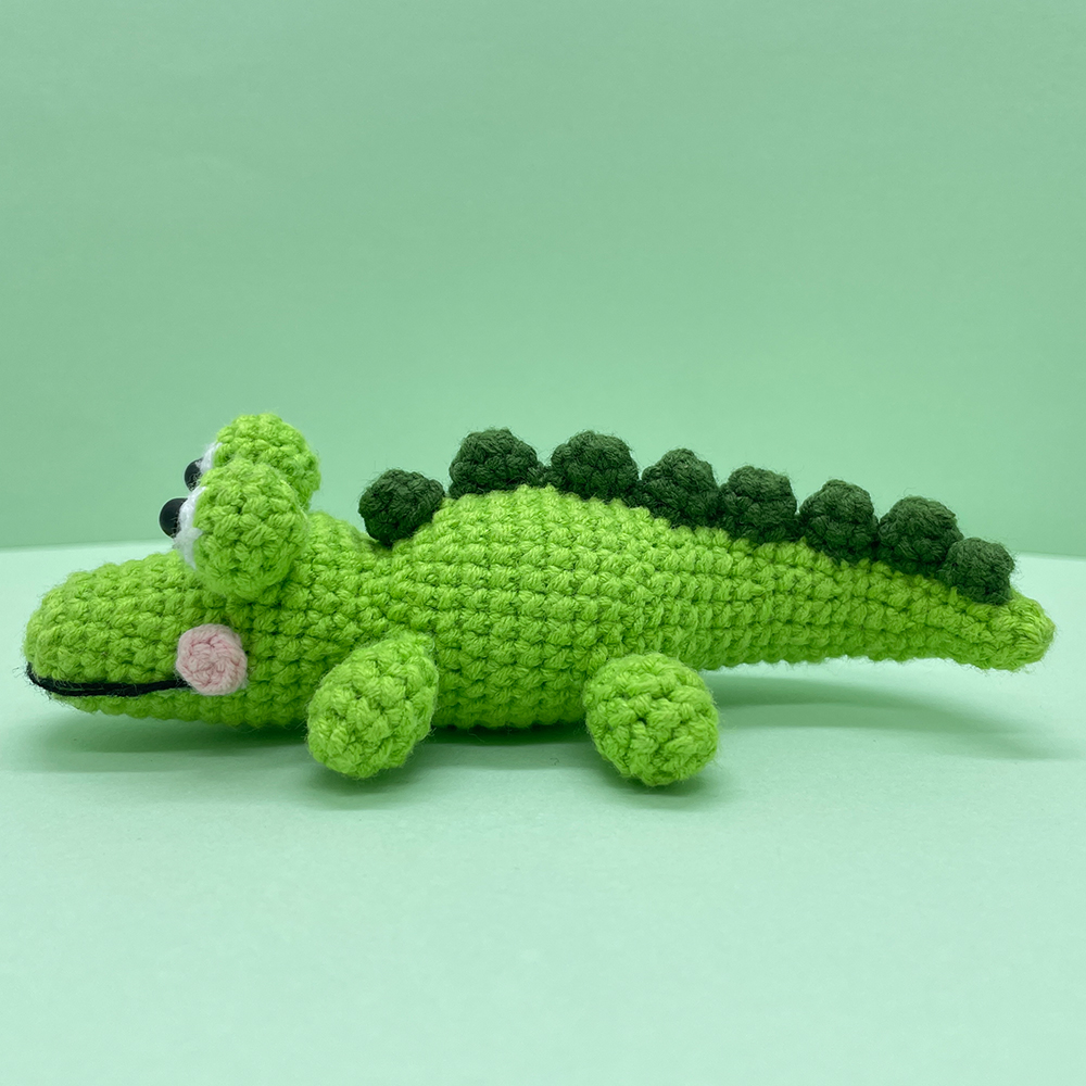 Little Green Crocodile - Crochet Kit - LOLCrochet