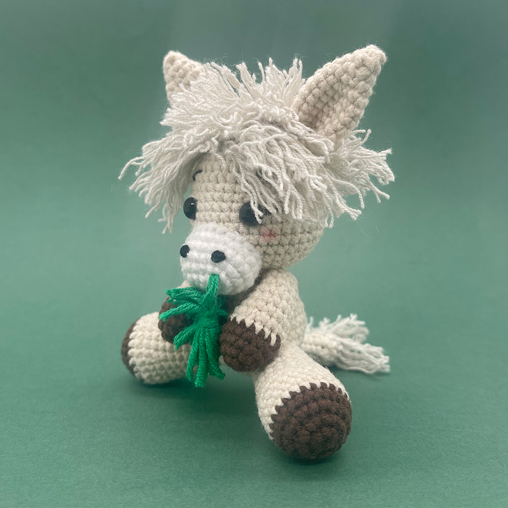 Grazing Donkey - Crochet Kit - LOLCrochet