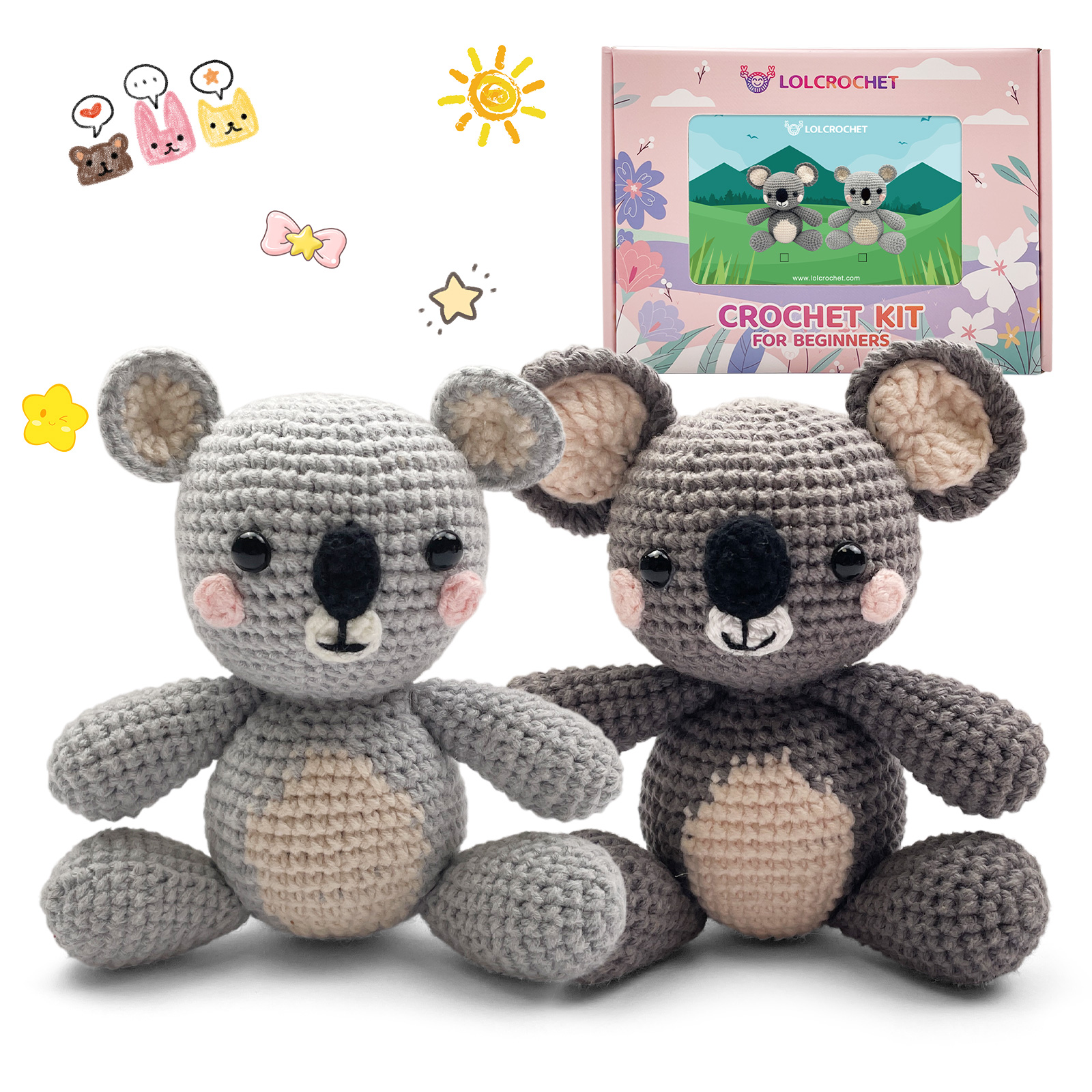 Cute Koala - Crochet Kit - LOLCrochet