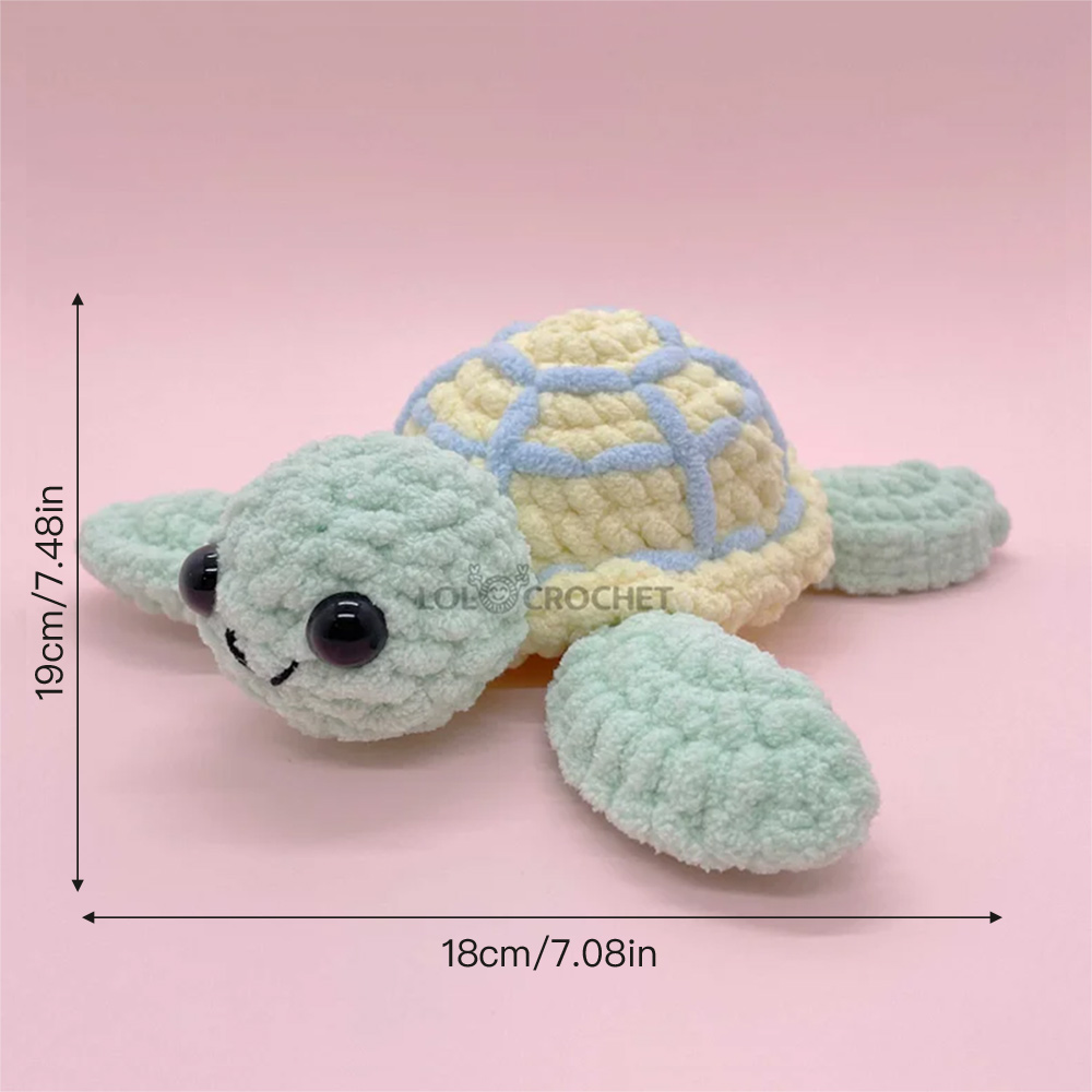 Big Turtle - Crochet Kit - LOLCrochet