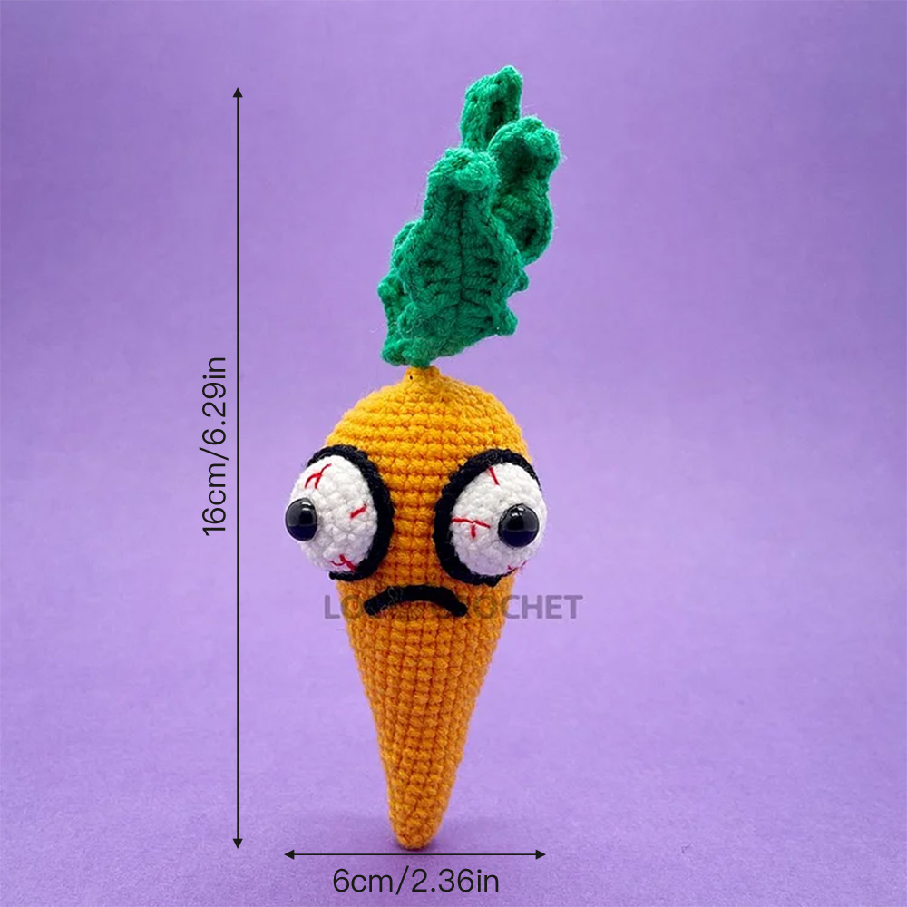 Zombie Vegetables 3-Piece Set - Crochet Kit - LOLCrochet