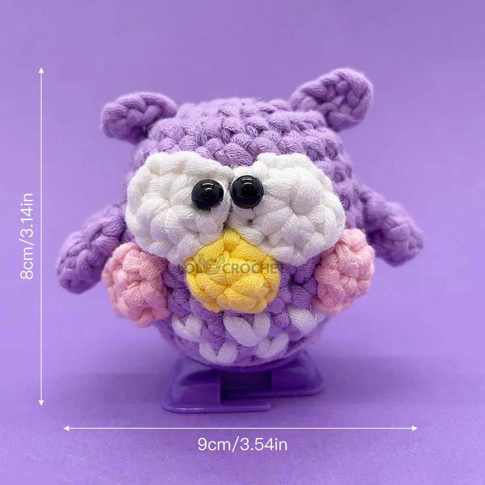 Can Walking Owl - Crochet Kit - LOLCrochet